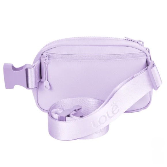 Lolë Unisex Belt Bag 1L in PURPLE - Picture 5 of 7
